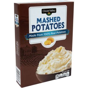 box of instant mashed potatoes